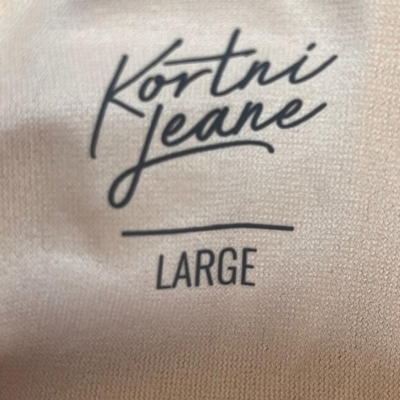 NWT Kortni Jeane Brown One Piece Swimsuit Windowpane Grid Women's L - Picture 5 of 7